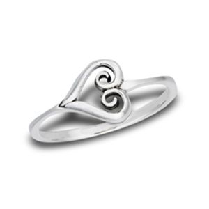 Sterling Silver Celtic Heart Ring